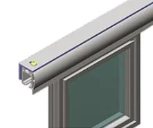 Sliding Door Rail-T-3853D/G